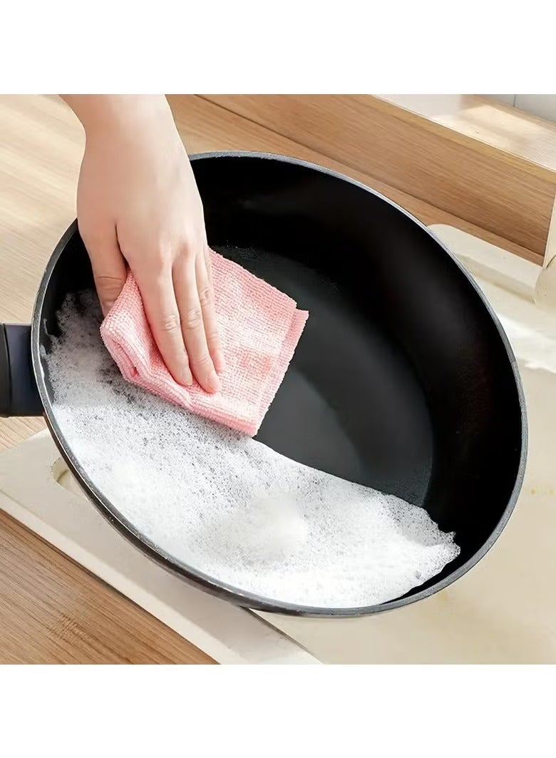 مناديل تنظيف مايكروفايبر في علبة سحب متعدد الالوان – 20 قطعة ماصة وخالية من الوبر تنظف بدون آثار للزجاج والمطبخ والسيارة والإلكترونيات – قابلة للغسل وإعادة الاستخدام - Image 4